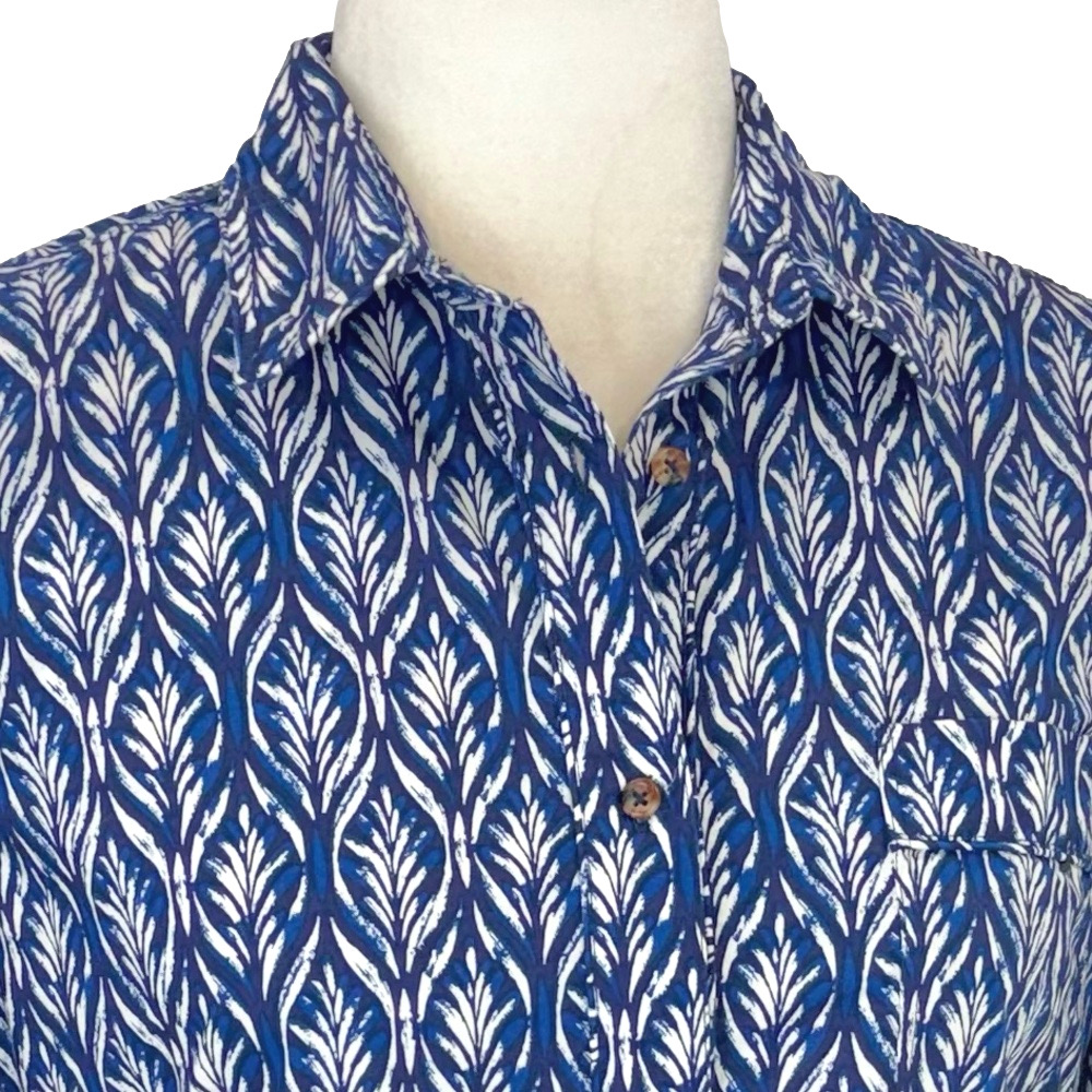 Hatley blue and white shirt